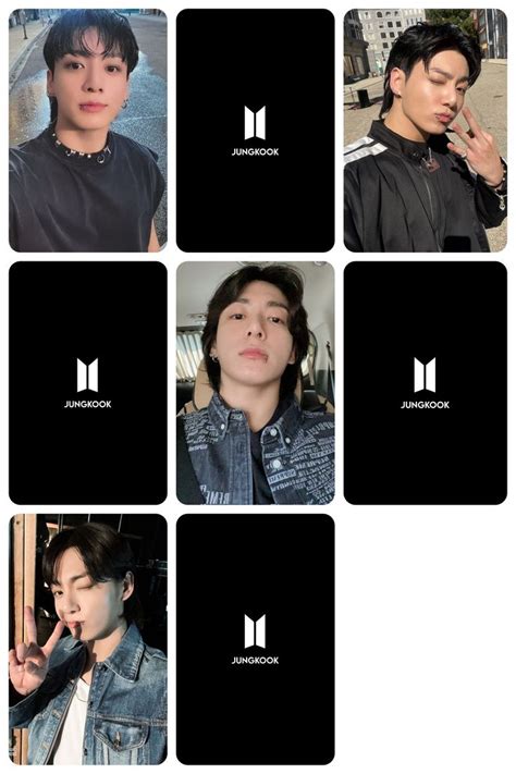 Bts Jungkook Pc Template Printable Photo Card Bts Photo Bts Pictures