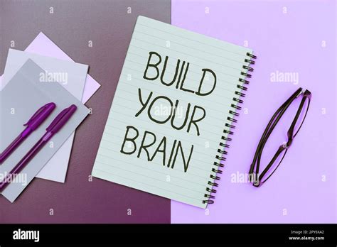 Conceptual Display Build Your Brain Business Overview Mental