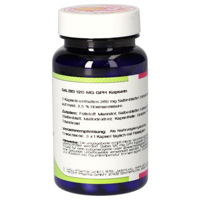 Salbei Mg Gph Kapseln Gall Pharma Gmbh Online Shop