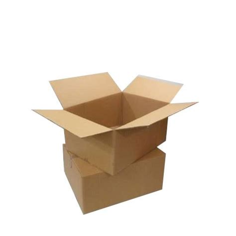 Rectangle Brown Plain Corrugated Box For Packaging Box Capacity 6 10