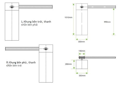 Barrier tự động ZKTeco BG300 bền bỉ và tiết kiệm chi phí