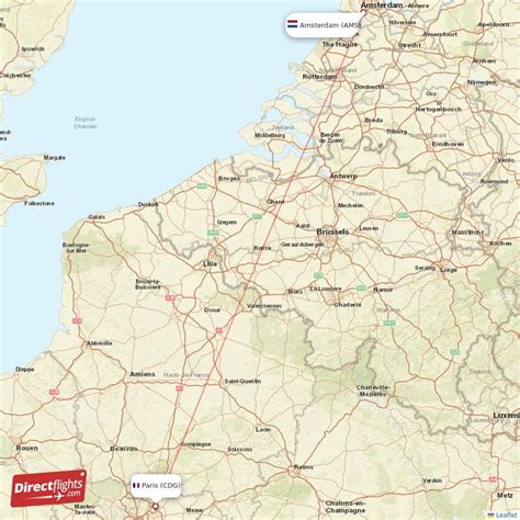 Direct Flights From Paris To Amsterdam Cdg To Ams Non Stop