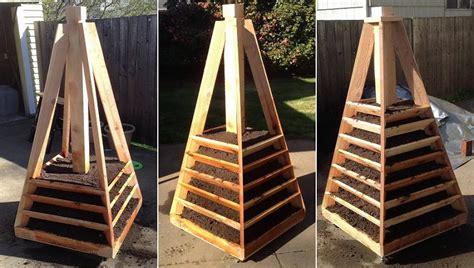 Vertical Pyramid Garden Planter Diy Icreatived