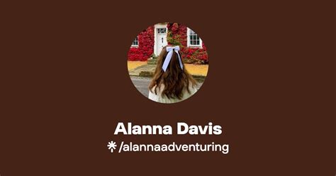 Alanna Davis Instagram Tiktok Linktree