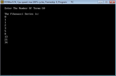 Fibonacci Series In C Using Do While Loop Coding Connect Linux Punx