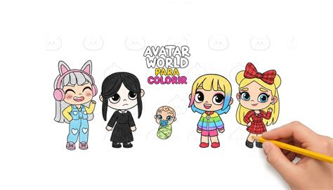 Desenhos Para Colorir E Imprimir Avatar World