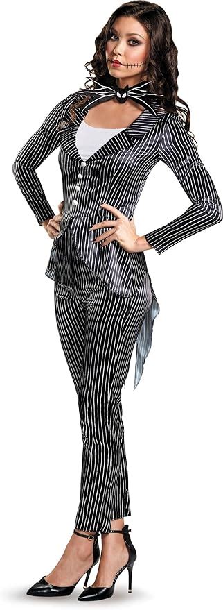 Amazon Women S Jack Skellington Deluxe Costume X Large Black Clothing