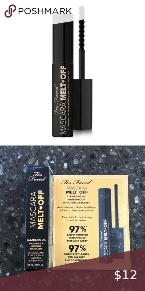 Too Faced Mascara Melt Off Travel Size Travel Size Products