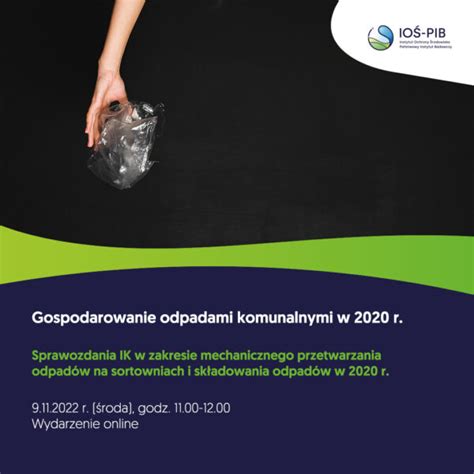 Gospodarowanie Odpadami Komunalnymi W 2020 R Sprawozdania IK W