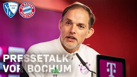 Pressetalk Vor Vfl Bochum Fc Bayern Youtube