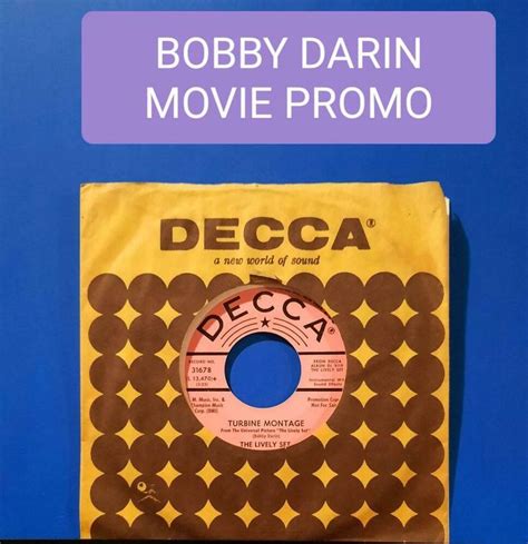 Lively Set Turbine Montage Group Rock Promo Bobby Darin Instro Rpm