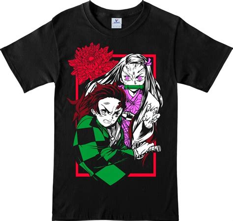 Remera Demon Slayer Con Tanjiro Y Nezuko