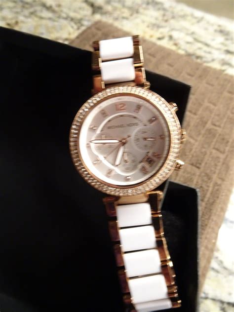 Michael Kors Women S Parker Chronograph Watch Mk Gem