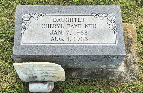 Cheryl Faye Neu 1963 1965 Find A Grave Memorial