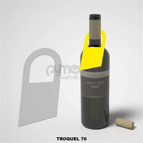 Troquel Collarin Botellas Diagonal Pymedia S A Imprenta R Pida