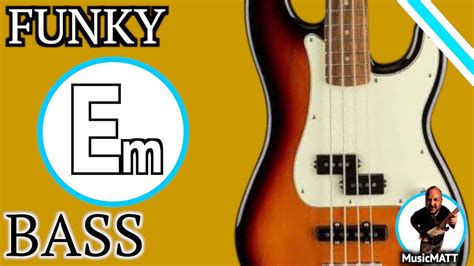 Funky Backing Track Bass Less A Minor Bpm Youtube