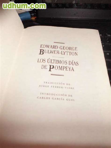 Libro Los Ultimos Dias De Pompeya