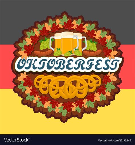 Oktoberfest Royalty Free Vector Image - VectorStock