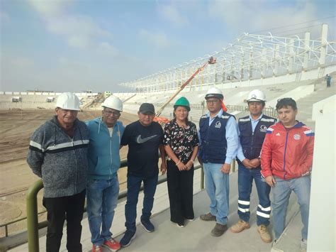 Avance físico de la obra del estadio Félix Castillo Tardío es del 71%