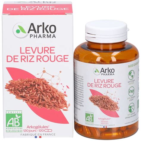 Arkopharma Arkog Lules Bio Levure De Riz Rouge Pc S Redcare