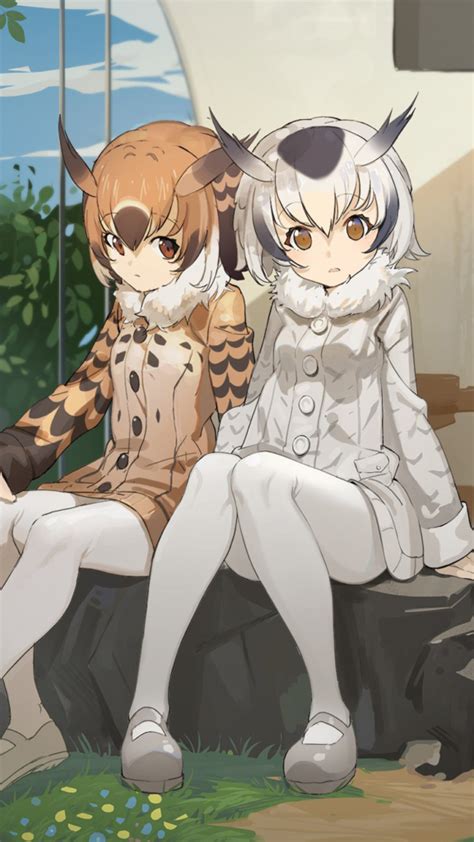 けものフレンズ【アフリカオオコノハズクワシミミズク】iphone8（750 X 1334） 壁紙