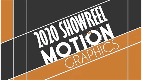 Motion Graphics Showreel 2020 Youtube