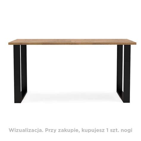 Stelaż do stolika kawowego NU loft Stal czarny mat 50x47 cm 1 szt