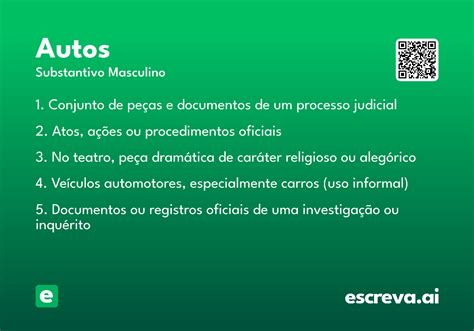 Significado Da Palavra Autos - Autos - Significado e Sinônimo - escreva.ai