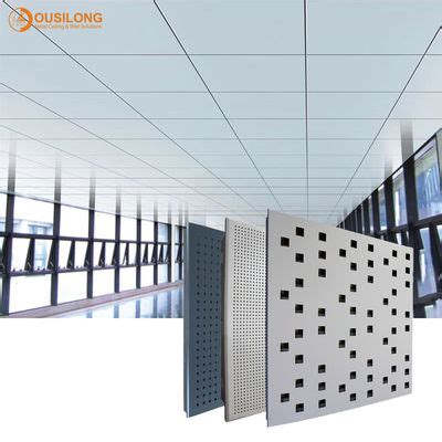 Fireproof Perforated Aluminum Mm Thickness Metal False Ceiling