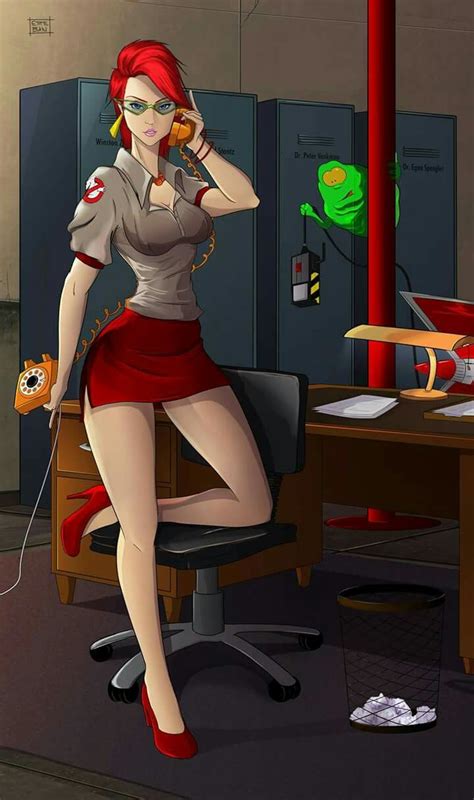 Pin By Michelle D Mack On Ghostbusters Janine Melnitz The Real Ghostbusters Ghostbusters