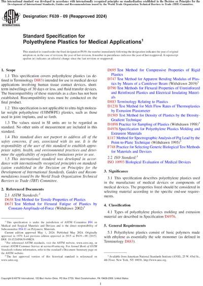 Astm F Standard Specification For Polyethylene Plastics