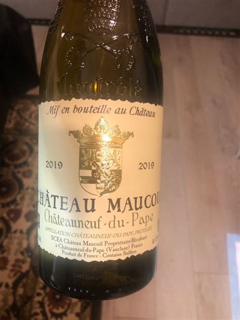 Ch Teau Maucoil Ch Teauneuf Du Pape Blanc France Rh Ne Southern