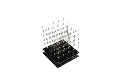 3D LED Cube - 5x5x5 (White LED) - Soldering Kit | Kiwi Electronics