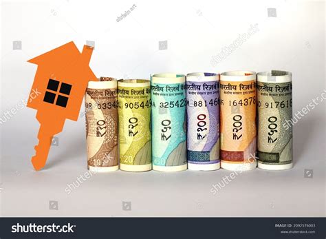 Indian Currency Notes 2d Paper Model Stock Photo 2092576003 | Shutterstock