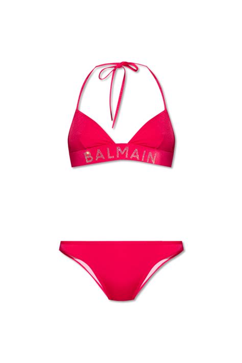 Balmain Bikini With Logo Women S Clothing Vitkac