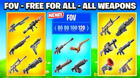 Xxl All Weapons Ffa Fortnite Creative Map Code Dropnite