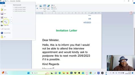 How To Write A Letter In A Laptop Pc Computer Printout And Share To