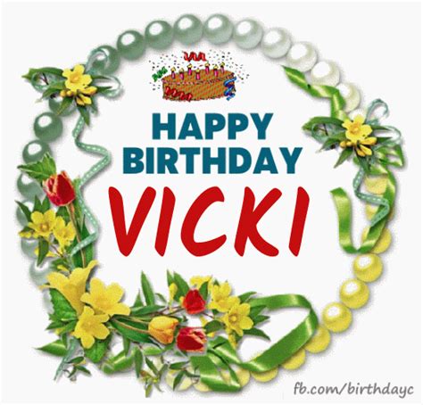 Vicki Happy Birthday