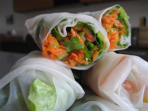 How To Make Spring Rolls With Rice Paper Vegan At Berthamadamso Blog