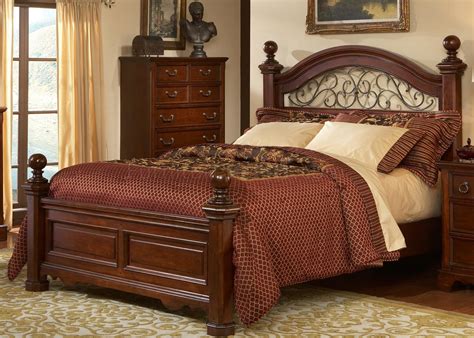 King Size Cherry Poster Bed