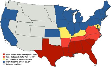 United States Slavery Map