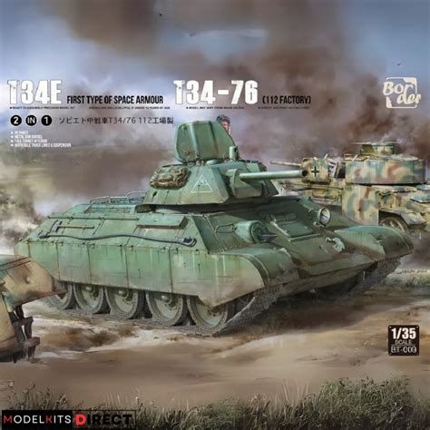 Border Model BT-009 1/35 T34E First Type of Spaced Armour ...