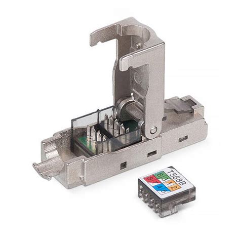Коннектор Rj45 Cat.6a, Cat7, STP 23awg самозажимний, багаторазовий ...