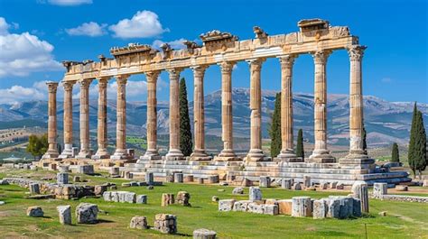 premium photo  ruins   ancient city  unesco world heritage site