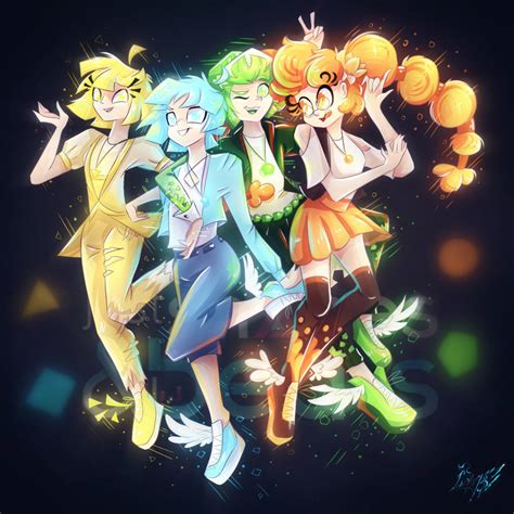 Players [Just Shapes and Beats Fanart] by AlexBlueBird on DeviantArt