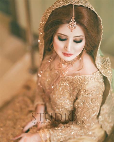 Pin On Pakistan Golden Bridal Wear