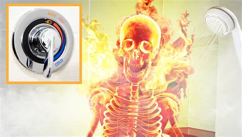 New Shower Has Extra Hot Wife Temperature Setting That Will Literally Melt The Flesh From Your