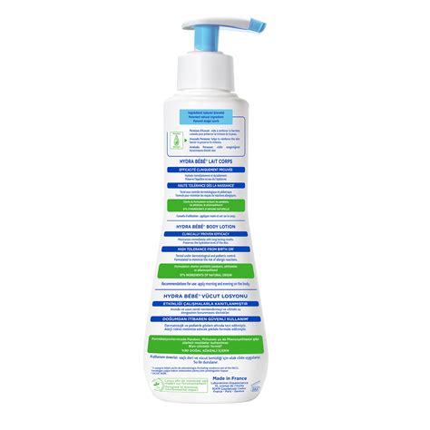 Mustela Baby Hydra Body Lotion Natural Avocado Perseose Moisturizing