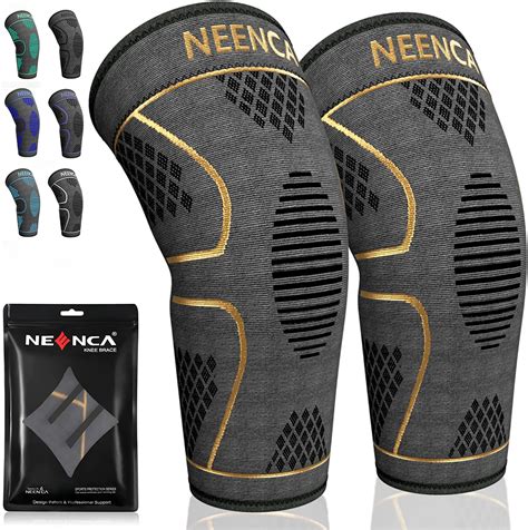 Neenca Knie Brace Compression Sleeve Unterst Tzung F R Frauen M Nner