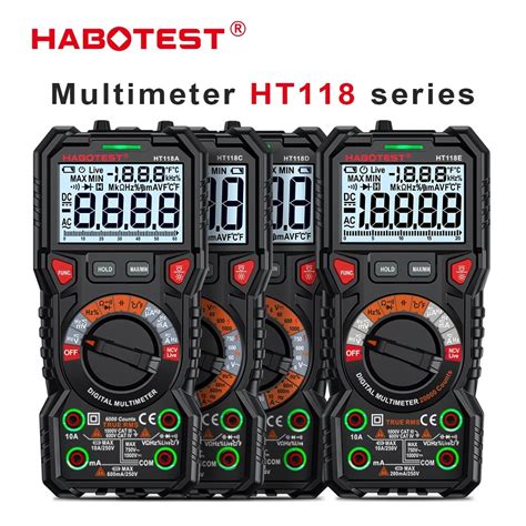 HABOTEST Mult Metro Digital HT118 Ture RMS Probador Profesional De Alta